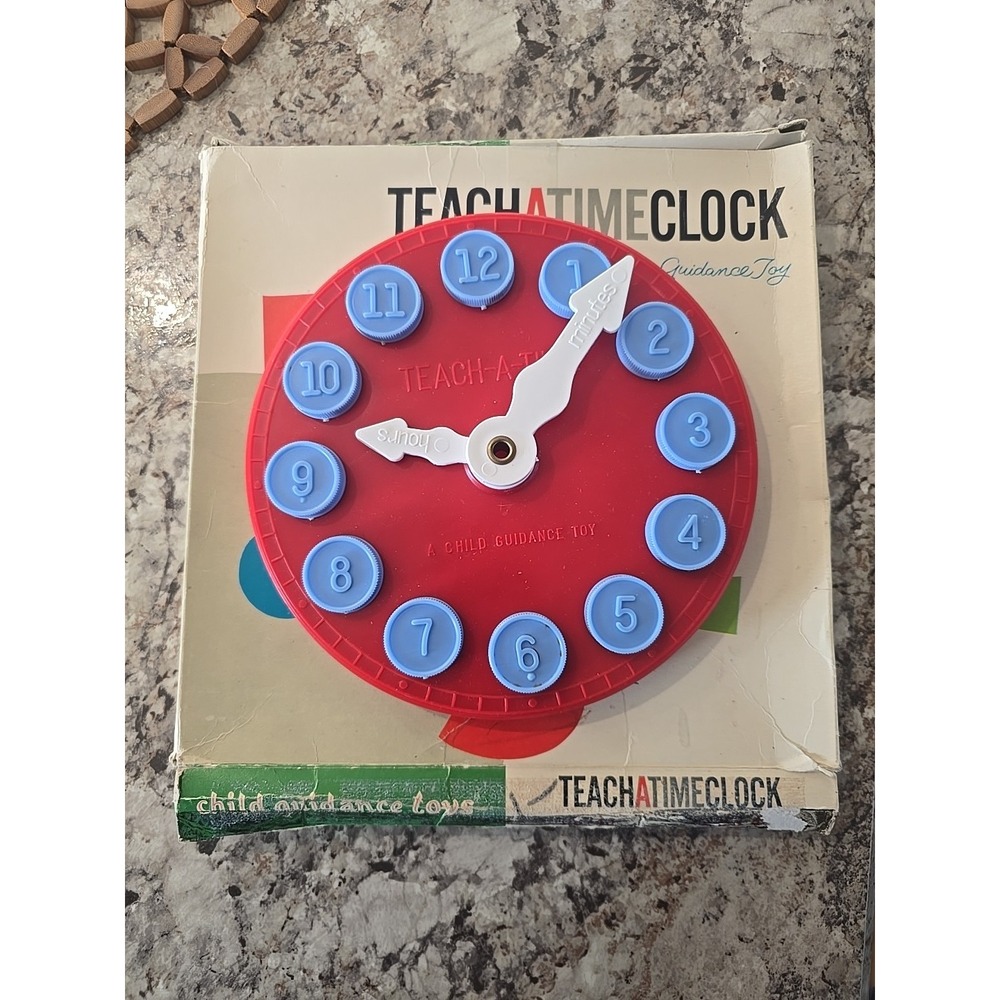 Vintage TEACHATIMECLOCKโ A Child Guidance Toy